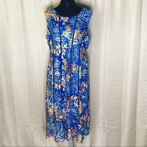 COPY - REBA EMBROIDERED FLORAL LACE MAXI DRESS XL #535